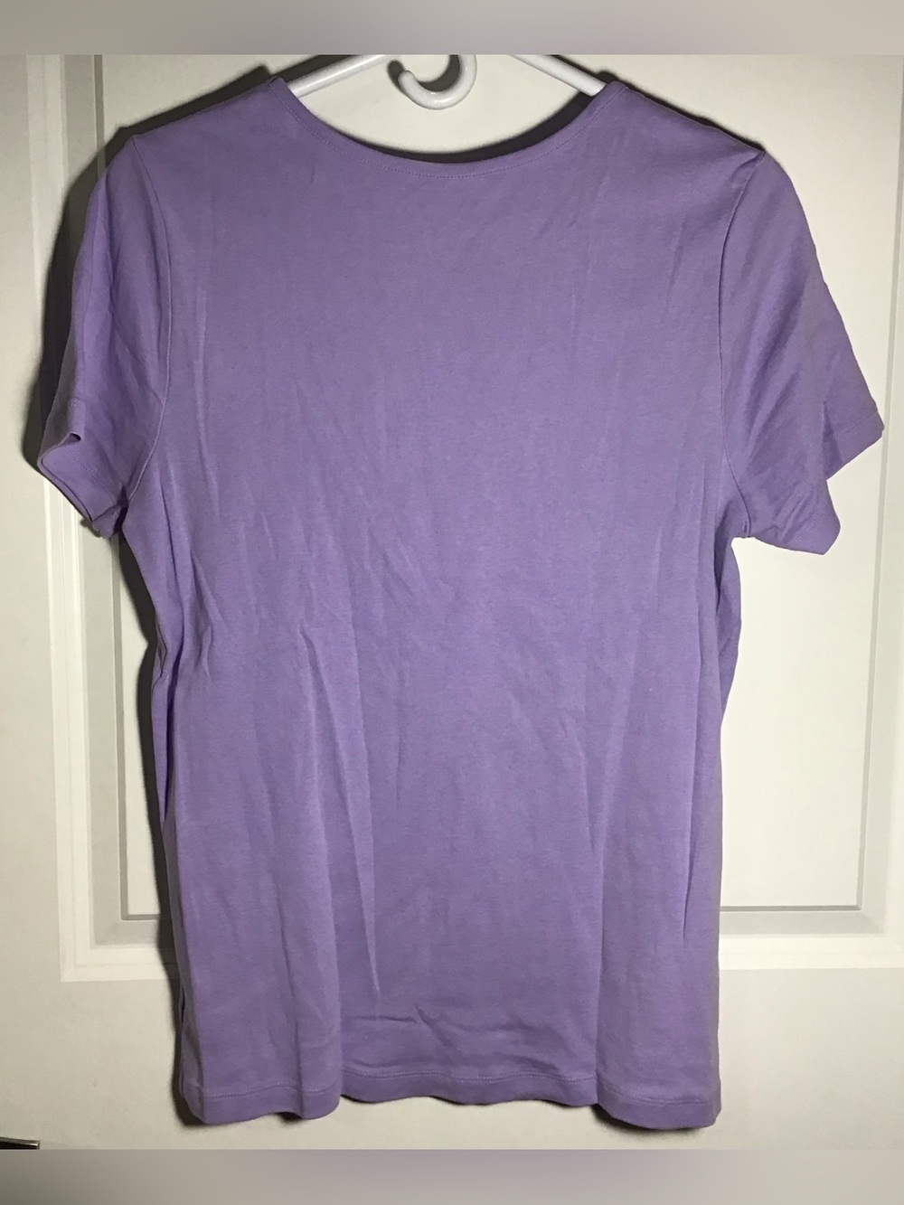 White Stag Lavender Short Sleeve Crew Neck Tee L - Picture 2 of 5
